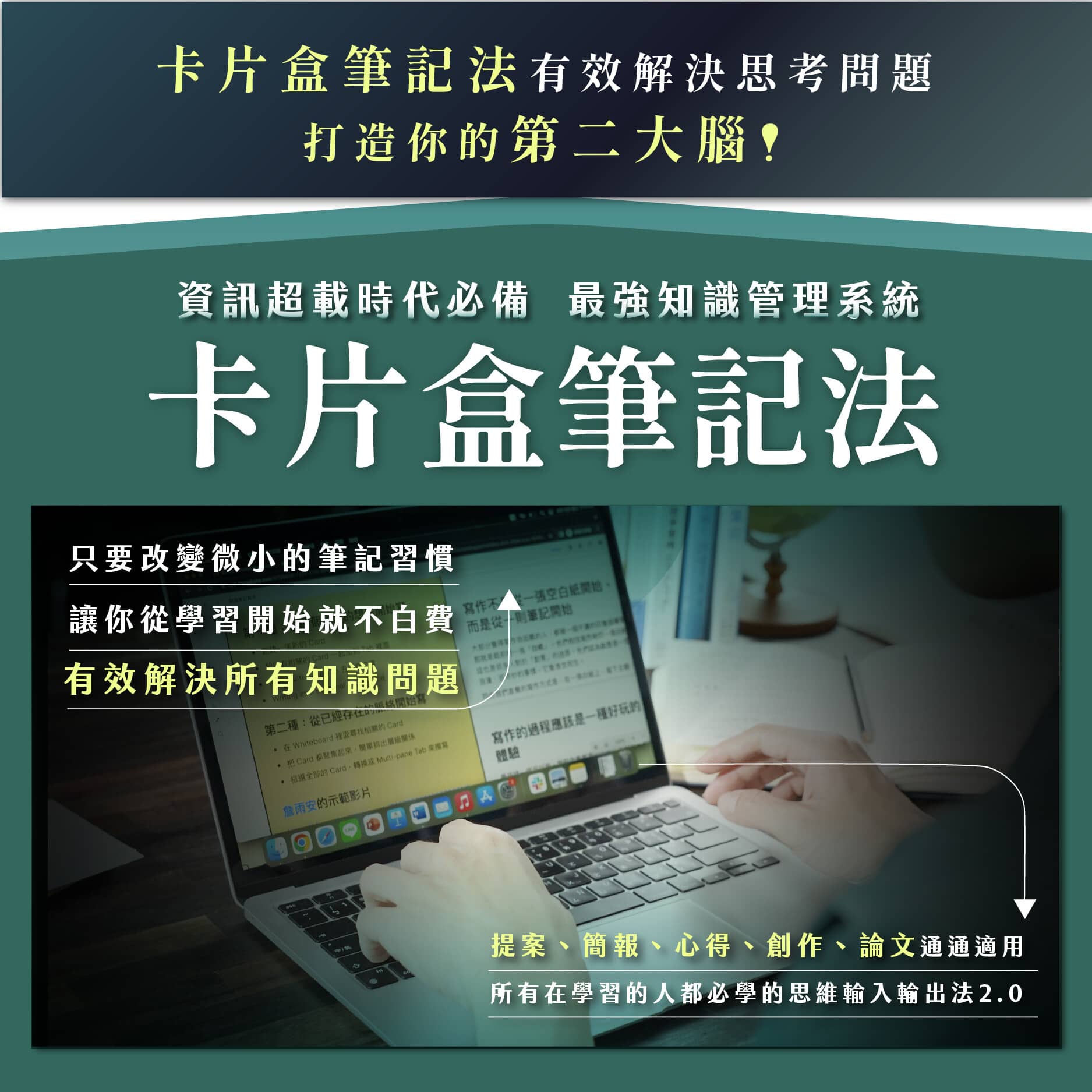 卡片盒筆記實戰課｜靈感捕捉到高效產出的知識管理系統| 商業思維課程- PressPlay
