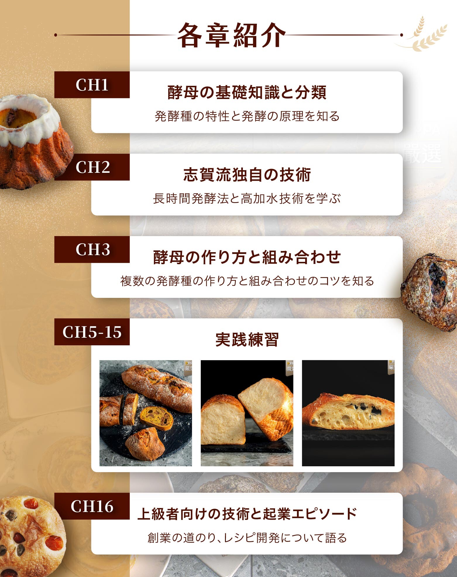 「パン講座」、「自家製酵母」