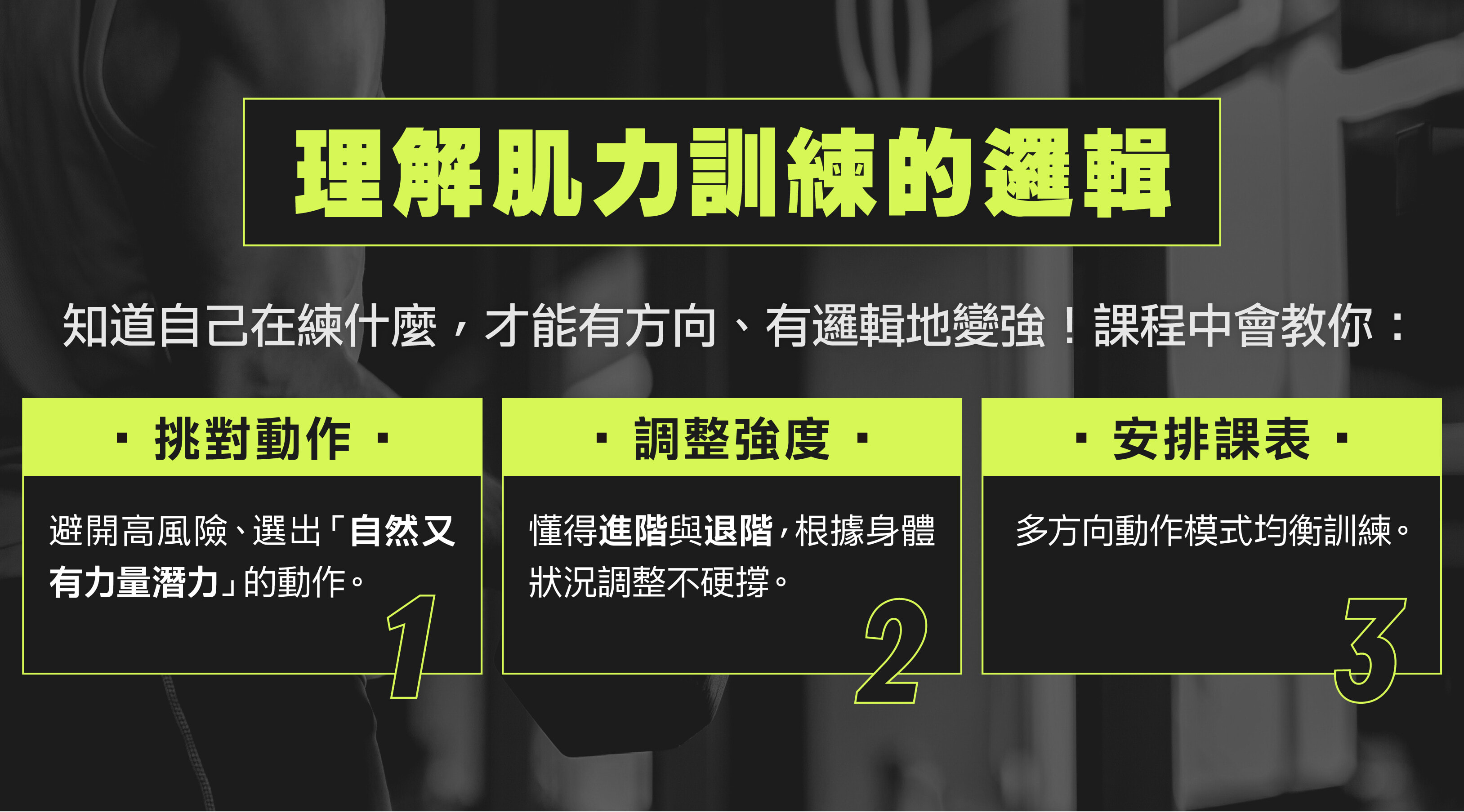 何立安的科學肌力訓練課：從今天開始不亂練！ | 健身增肌減脂課程 - PressPlay Academy