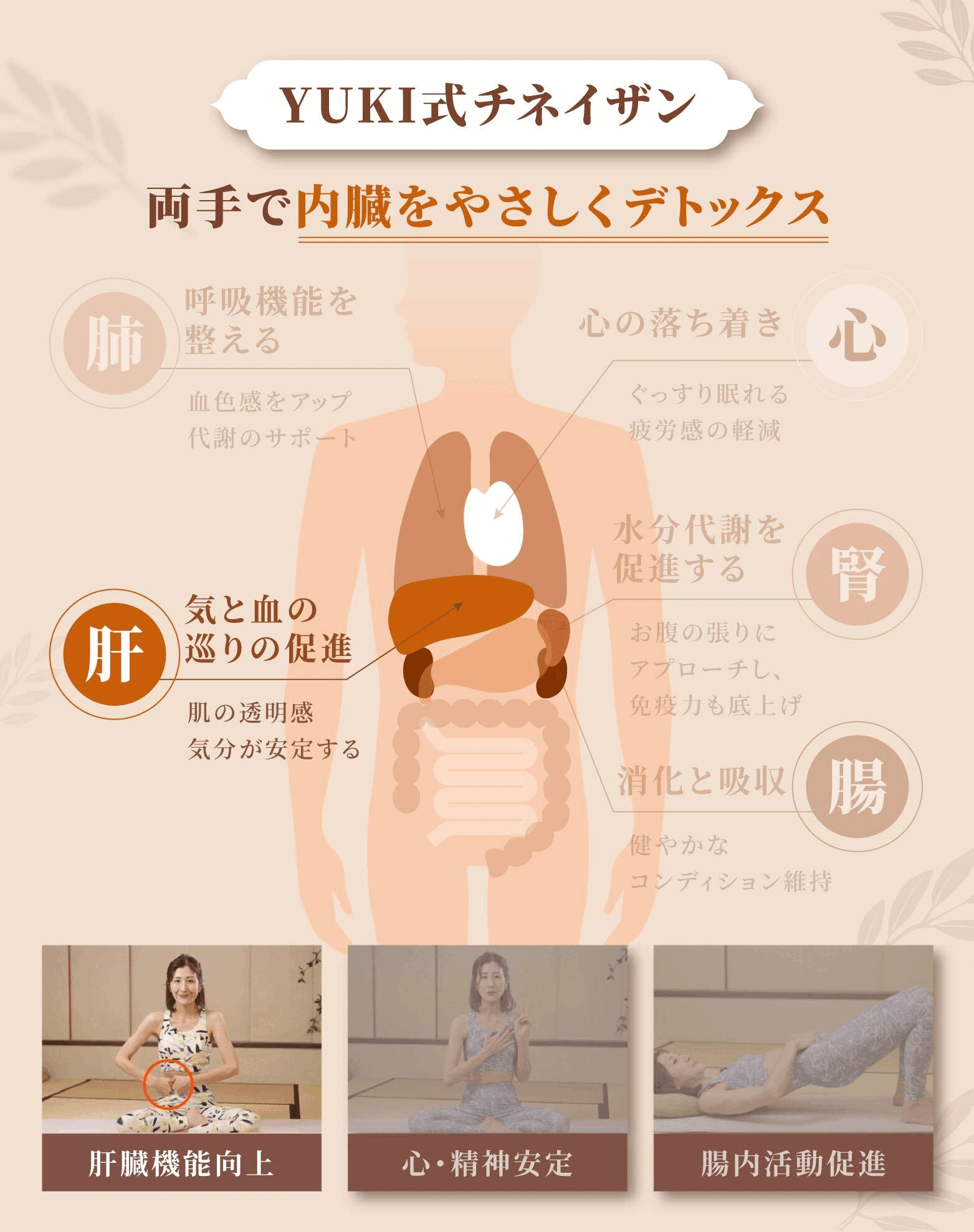 YUKI式チネイザンケアメソッド｜たった1分！痩せ体質に