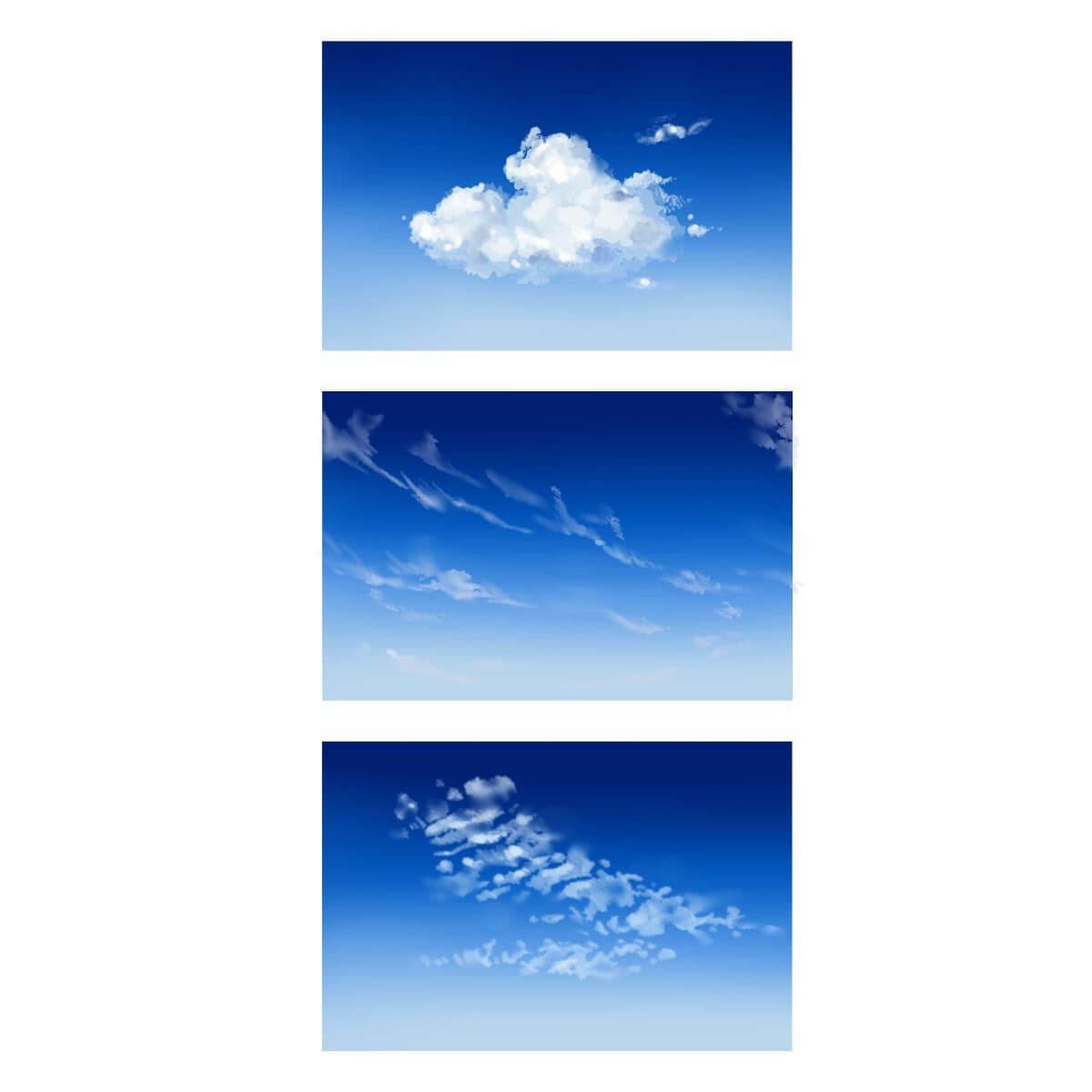 Ch7 作業三 雲的練習 Photoshop 場景美術課 畫出日系空氣感的場景電繪 Ppa線上課程學習平台