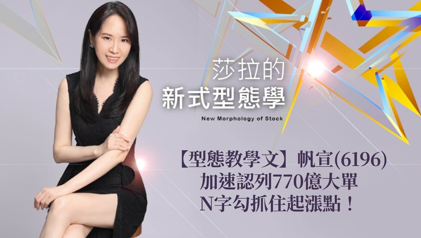 【型態教學文】帆宣(6196)加速認列770億大單，N字勾抓住起漲點！ - PressPlay Academy